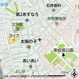 東京都板橋区仲宿20周辺の地図