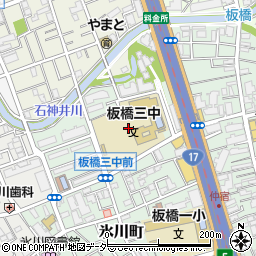 東京都板橋区氷川町22周辺の地図