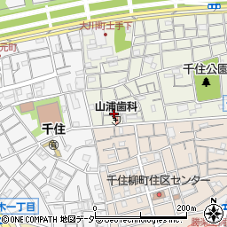 東京都足立区千住大川町49周辺の地図