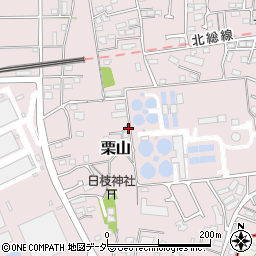千葉県松戸市栗山204周辺の地図