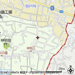 東京都武蔵村山市神明2丁目104-37周辺の地図