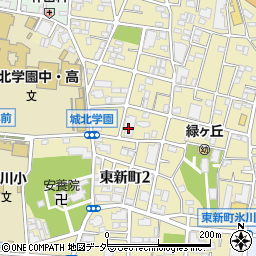 東京都板橋区東新町2丁目周辺の地図