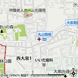 東京都練馬区西大泉5丁目16-3周辺の地図
