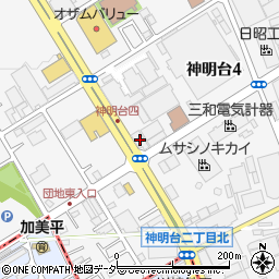 東京都羽村市神明台4丁目6-10周辺の地図