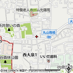東京都練馬区西大泉5丁目16-6周辺の地図