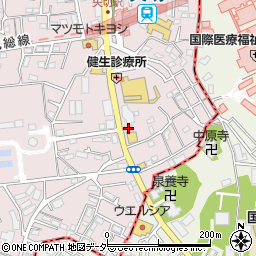 千葉県松戸市栗山12周辺の地図