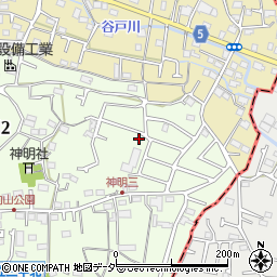 東京都武蔵村山市神明2丁目104-35周辺の地図