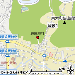 厳島神社周辺の地図
