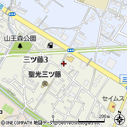 東京都武蔵村山市三ツ藤3丁目5-7周辺の地図