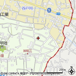 東京都武蔵村山市神明2丁目116周辺の地図