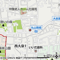 東京都練馬区西大泉5丁目16-4周辺の地図