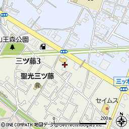 東京都武蔵村山市三ツ藤3丁目5周辺の地図
