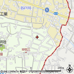 東京都武蔵村山市神明2丁目116-5周辺の地図