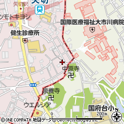 千葉県松戸市栗山3周辺の地図
