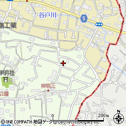 東京都武蔵村山市神明2丁目116-2周辺の地図
