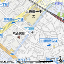 東京都板橋区弥生町52周辺の地図