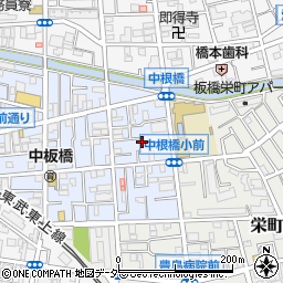 東京都板橋区中板橋3周辺の地図