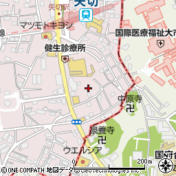 千葉県松戸市栗山10周辺の地図