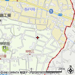 東京都武蔵村山市神明2丁目116-1周辺の地図