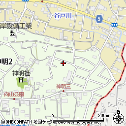 東京都武蔵村山市神明2丁目104-31周辺の地図