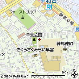 東京都練馬区早宮2丁目周辺の地図