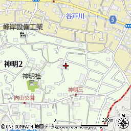 東京都武蔵村山市神明2丁目104-26周辺の地図