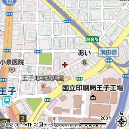 東京都北区王子1丁目25-13周辺の地図