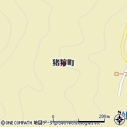 山梨県甲府市猪狩町周辺の地図