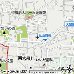 東京都練馬区西大泉5丁目16-5周辺の地図