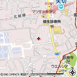 千葉県松戸市栗山42周辺の地図