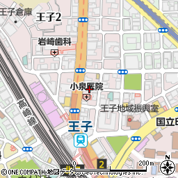 東京都北区王子1丁目14周辺の地図