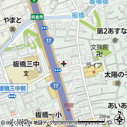 東京都板橋区仲宿54周辺の地図