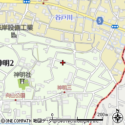 東京都武蔵村山市神明2丁目104周辺の地図