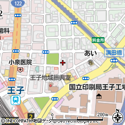 東京都北区王子1丁目24-3周辺の地図