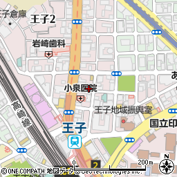 東京都北区王子1丁目14-12周辺の地図