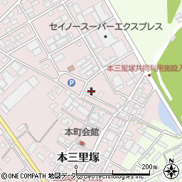 千葉県成田市本三里塚107周辺の地図