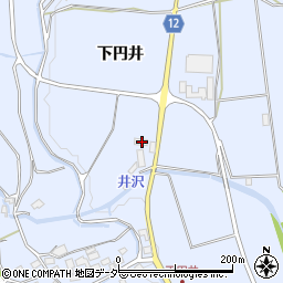 山梨県韮崎市円野町下円井423周辺の地図