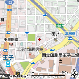 東京都北区王子1丁目24-4周辺の地図