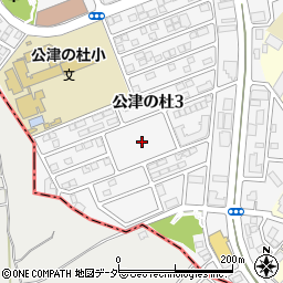 千葉県成田市公津の杜3丁目13周辺の地図