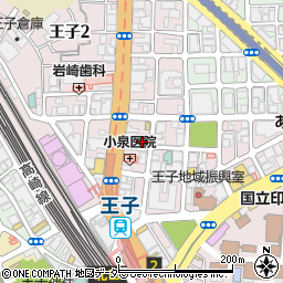 リバティ鑑定倶楽部王子店周辺の地図