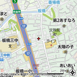 くすりセイジョー　仲宿二番店周辺の地図