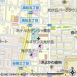 前田建設工業株式会社　光が丘本社情報システムセンター周辺の地図