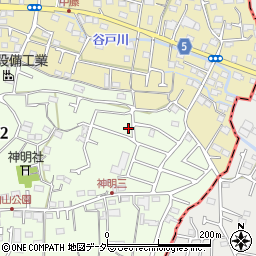 東京都武蔵村山市神明2丁目104-39周辺の地図