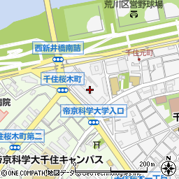 東京都足立区千住元町35周辺の地図
