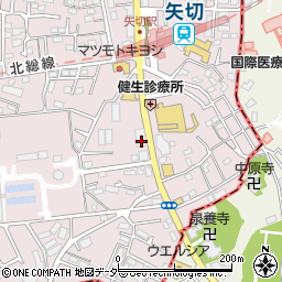 千葉銀行矢切支店 ＡＴＭ周辺の地図