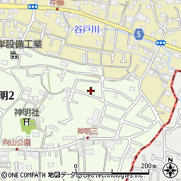 東京都武蔵村山市神明2丁目104-53周辺の地図