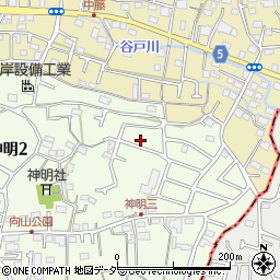 東京都武蔵村山市神明2丁目104-52周辺の地図
