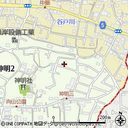 東京都武蔵村山市神明2丁目104-51周辺の地図