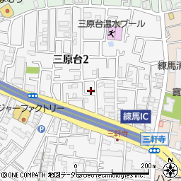 東京都練馬区三原台2丁目6-21周辺の地図