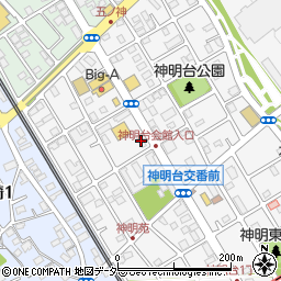和　羽村神明台店周辺の地図